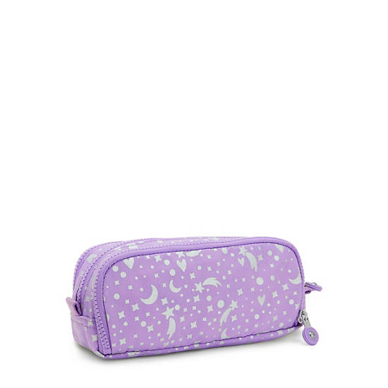 Kipling Gitroy Printed Pencil Case Çanta Metal | TR 1086RV